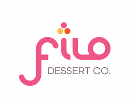 Filo Dessert Co's logo, a visual representation of our sweet journey with vibrant colors and distinctive design, capturing the essence of Mediterranean and Arabic flavors in every detail.